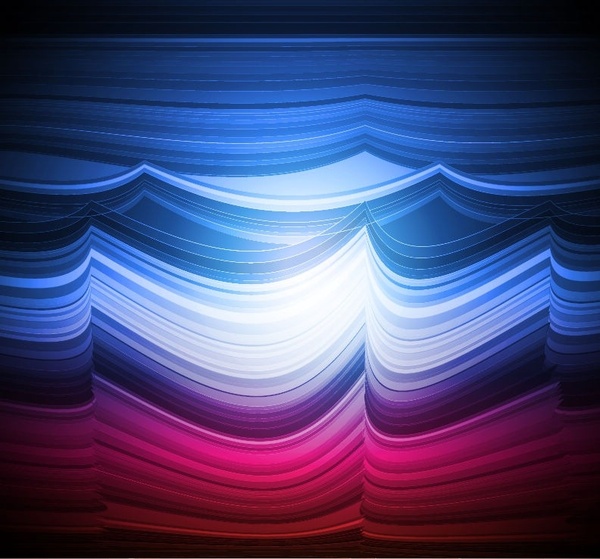 Abstract Colorful Wave Vector Background Art
