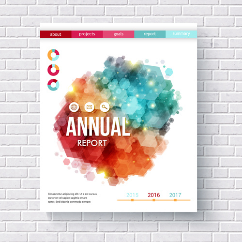 abstract cover brochure business vectors 
