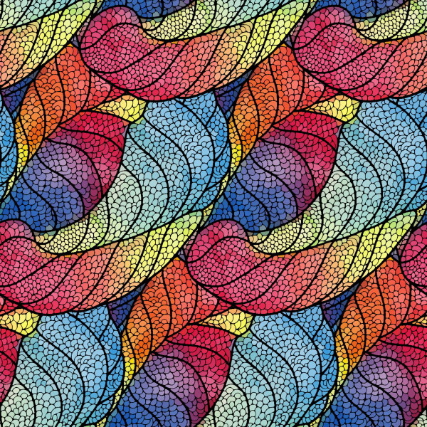 abstract fish scale pattern vector