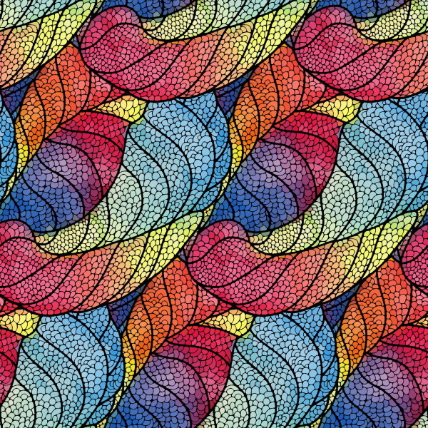 abstract fish scale pattern vector 