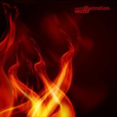 abstract flame illustration vector