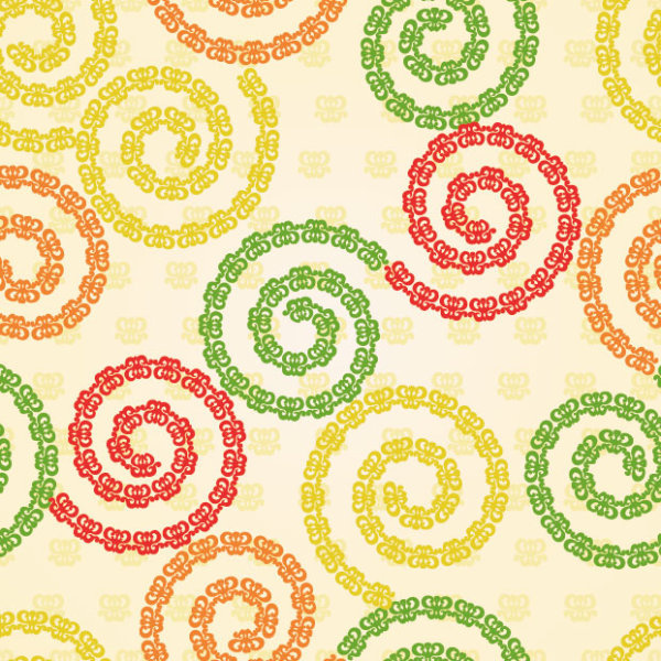 abstract floral of pattern vector