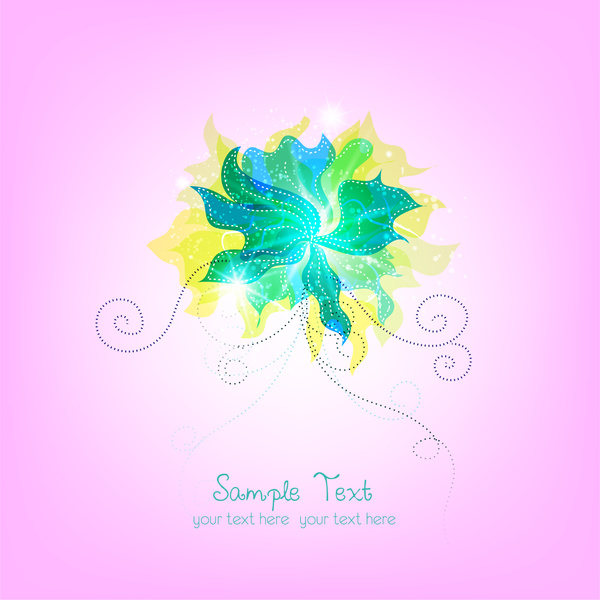 abstract flower design background