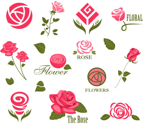 Download Abstract flower logos creative vector Free vector in Adobe ...