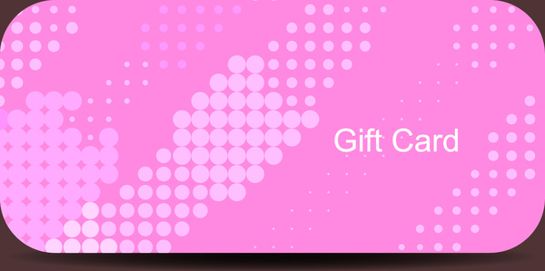 abstract gift card design
