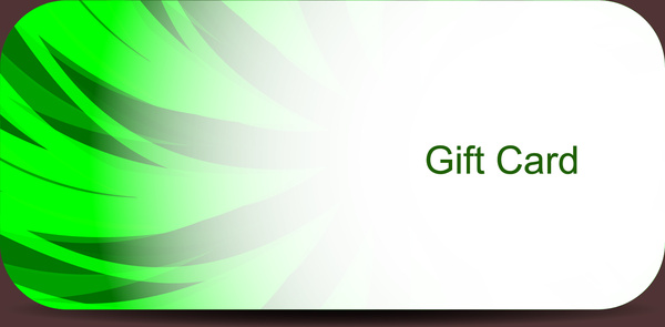 abstract gift card design