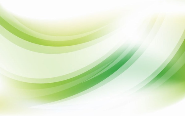 Abstract Green Curve Vector Background