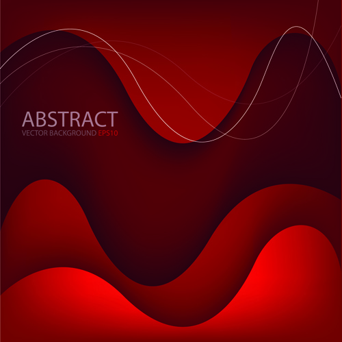 abstract layers wave art background