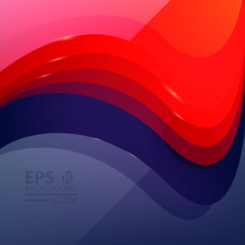 abstract layers wave vector background art