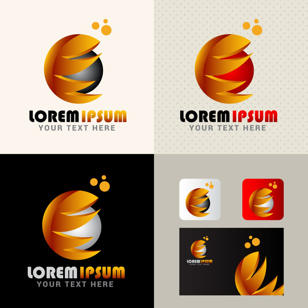 abstract logo design vector illustration