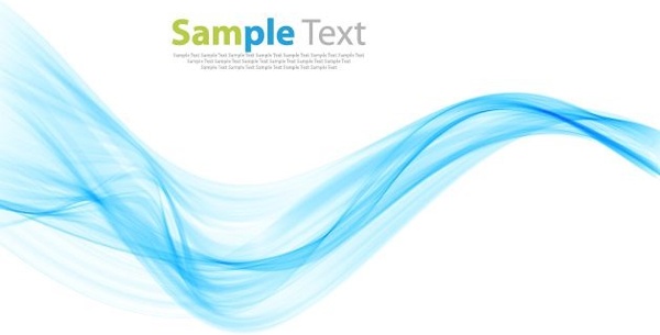 abstract modern design background with blue wave vector illustration