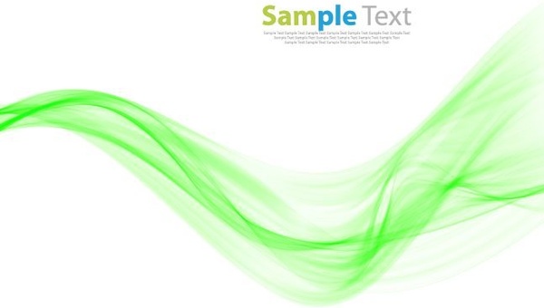 abstract modern design background with green wave vector illustration