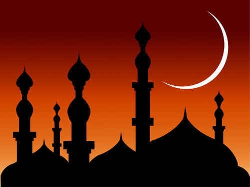 abstract Mosque vector background