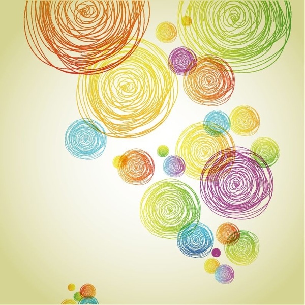 Abstract Pencil Scribble Background Vector