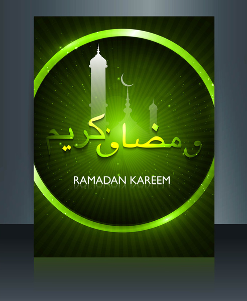 abstract ramadan kareem card vector illustration
