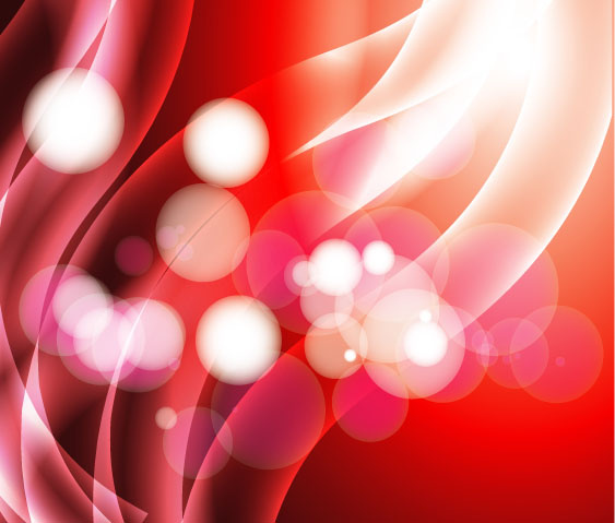 abstract red dream vector design