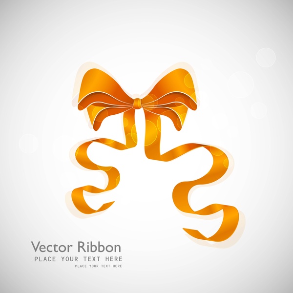 abstract shiny golden ribbon colorful vector background