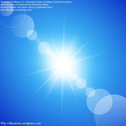 Abstract Sunny Blue Sky Background