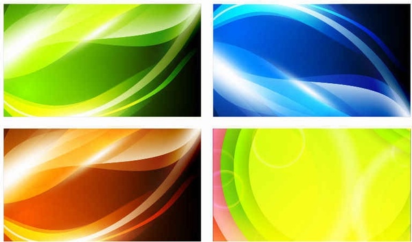 Abstract Vector Background Set