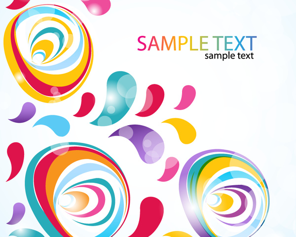 abstract vector colorful background 