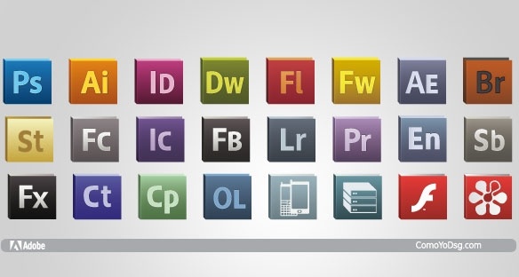 Adobe CS5 Logo Icons