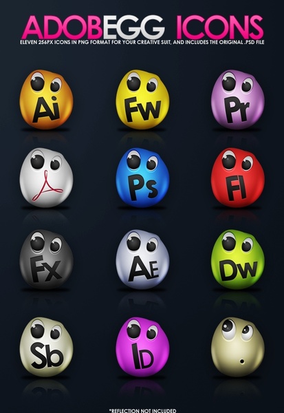 AdobeEgg Icons icons pack 