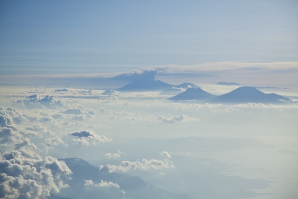 aeroplane air airplane cloud fog heaven high