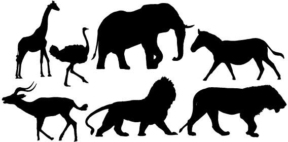 Download African animals Free vector in Adobe Illustrator ai ( .ai ...