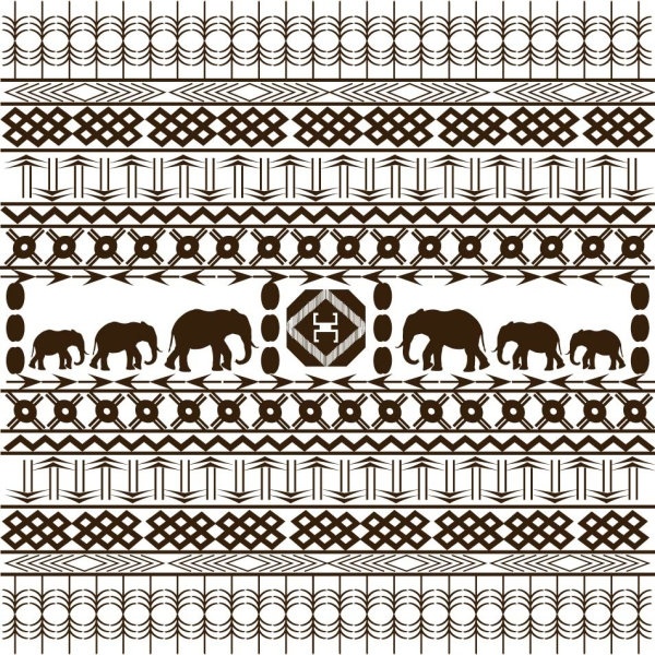 african graphic design background 02 vector