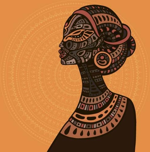 Download African woman design vectors Free vector in Encapsulated ...