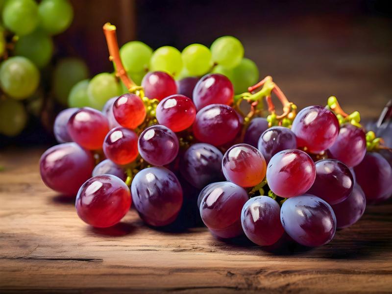 ai generated grapes backdrop picture elegant closeup 