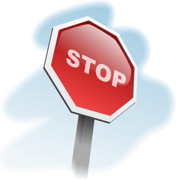 Aj Stop Sign Angled clip art