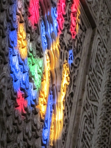 alhambra stained glass light