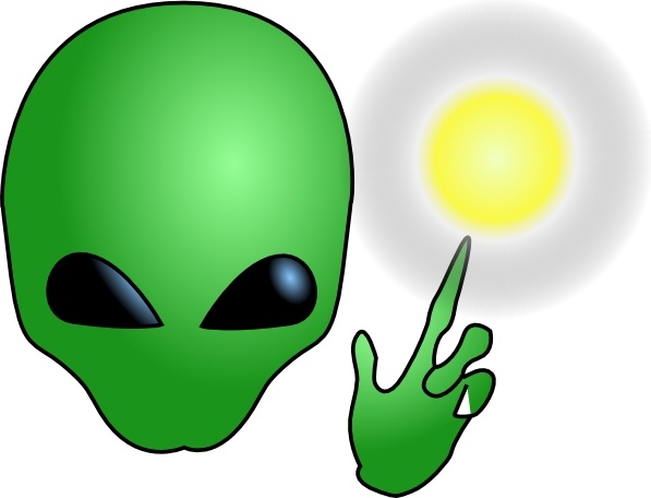 Alien Wizard clip art