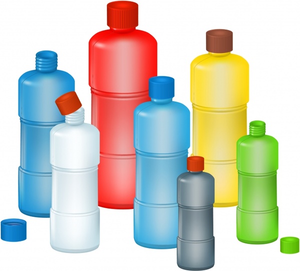 plastic bottle vector free download