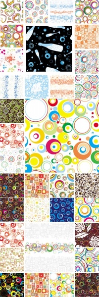 all kinds of colorful graphic design vector