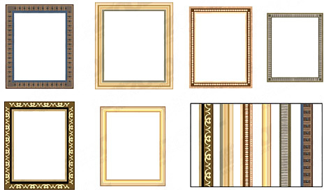 all kinds of frame 2 vector