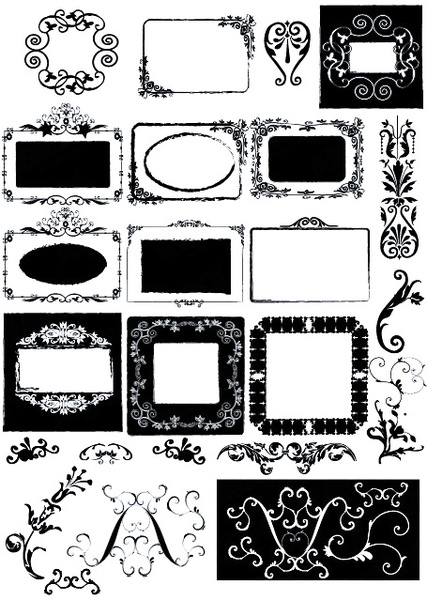 all kinds of frame 3 vector