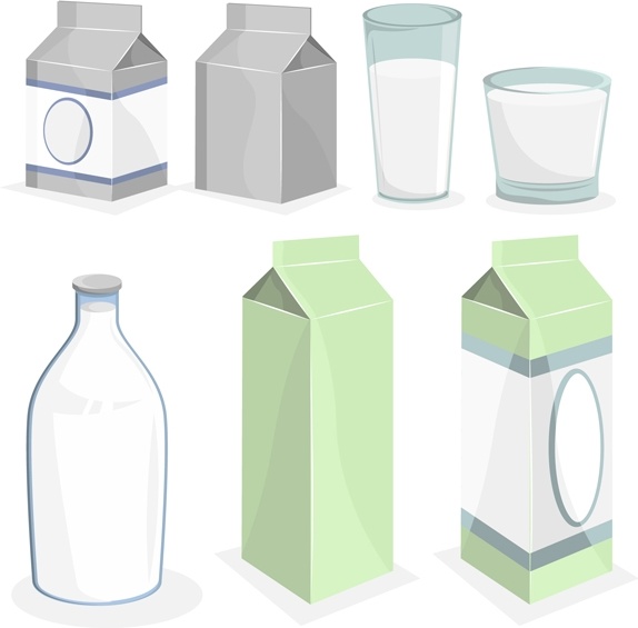 all vector related to milk
