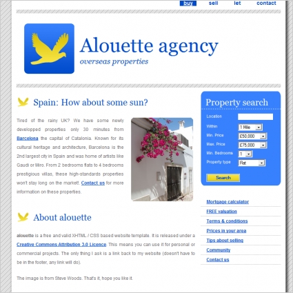 Alouette Agency Template 