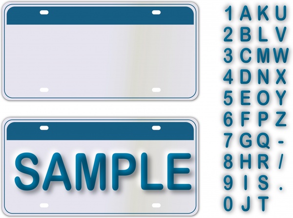 sign card templates simple modern alphanumeric decor