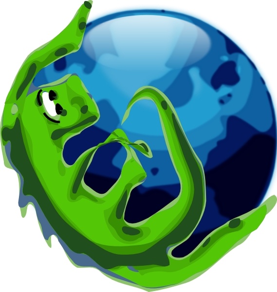 Alternate Mozilla Browser Icon clip art
