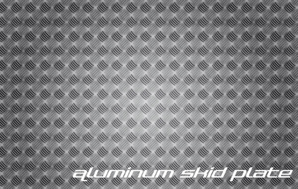 Aluminum skid plate