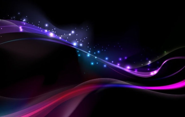 Amazing Abstract Glowing Vector Background