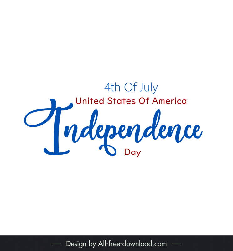 america independence day backdrop calligraphy texts decor