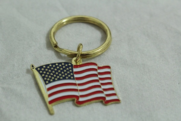 american flag keychain