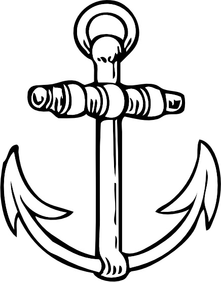 Anchor clip art Free vector in Open office drawing svg ( .svg ) vector ...