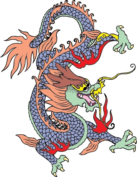 Ancient dragon pattern vector Vectors graphic art designs in editable ...