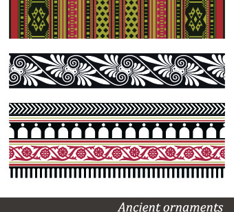 ancient ornament pattern vector