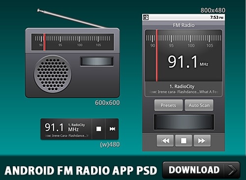 Radio old psd free download 77 editable .psd files